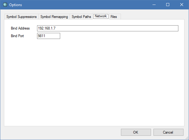 Set the Bind Address IP 